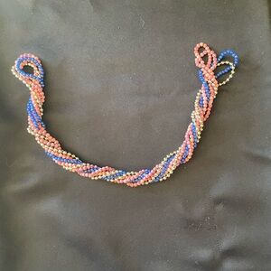 Multicolor 4 strand Twist-a-Bead Necklace